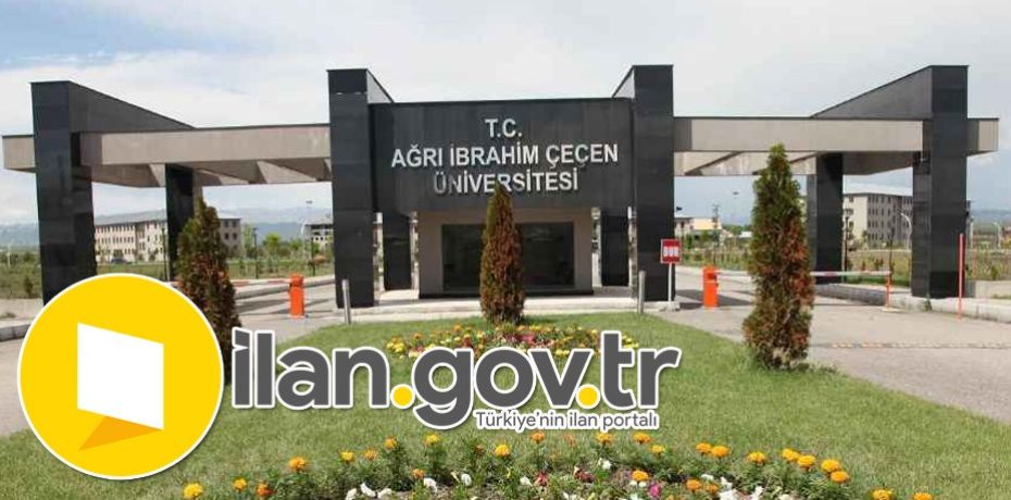 Ağrı İbrahim Çeçen Üniversitesi Sürekli İşçi Alacak