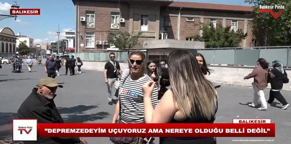 "DEPREMZEDEYİM UÇUYORUZ AMA NEREYE OLDUĞU BELLİ DEĞİL"