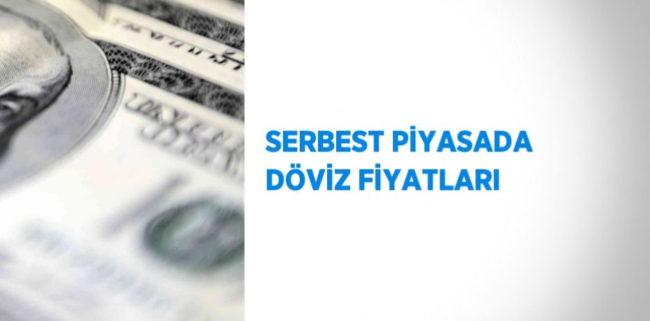 SERBEST PİYASADA DÖVİZ FİYATLARI