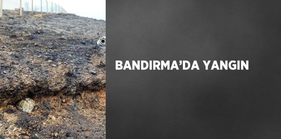 BANDIRMA’DA YANGIN