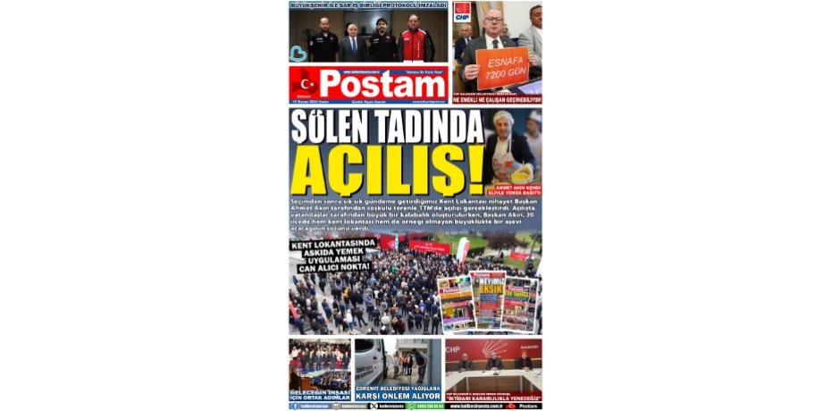 ŞÖLEN TADINDA AÇILIŞ!