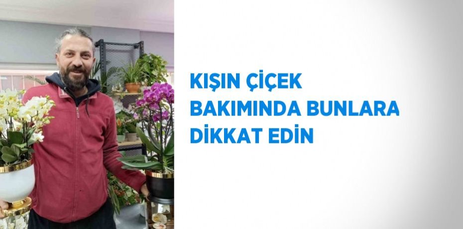 KIŞIN ÇİÇEK BAKIMINDA BUNLARA DİKKAT EDİN