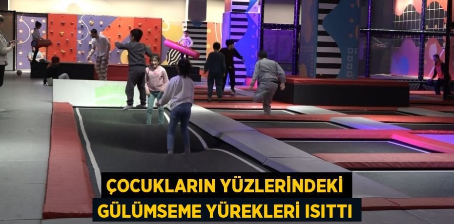 Çocukların yüzlerindeki gülümseme yürekleri ısıttı