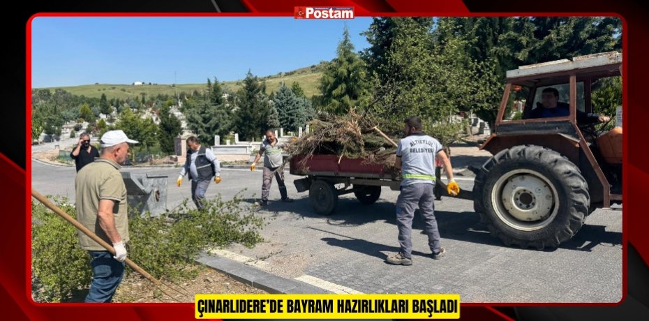 ÇINARLIDERE’DE BAYRAM HAZIRLIKLARI BAŞLADI