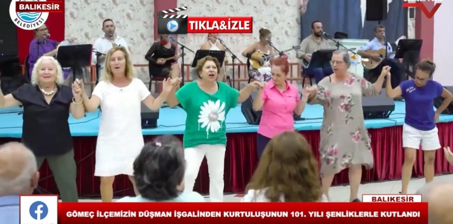 GÖMEÇ İLÇEMİZİN DÜŞMAN İŞGALİNDEN KURTULUŞUNUN 101. YILI ŞENLİKLERLE KUTLANDI