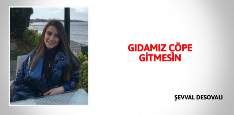 GIDAMIZ  ÇÖPE GİTMESİN