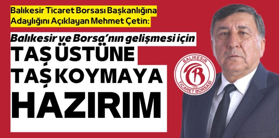 TAŞ ÜSTÜNE TAŞ  KOYMAYA HAZIRIM