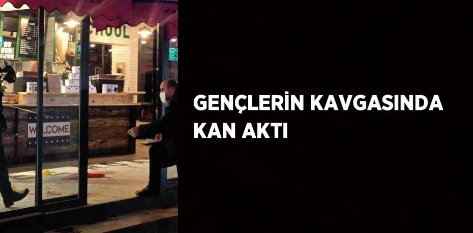 GENÇLERİN KAVGASINDA KAN AKTI