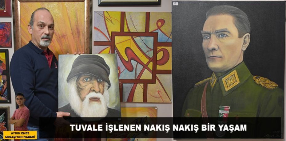 TUVALE İŞLENEN  NAKIŞ NAKIŞ BİR YAŞAM