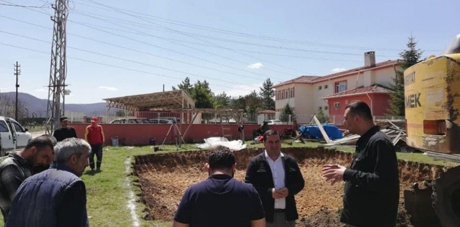 KAYMAKAM ALTAY ,112 ACİL SAĞLIK HİZMETLERİ İSTASYONU ÇALIŞMALARINI İNCELEDİ