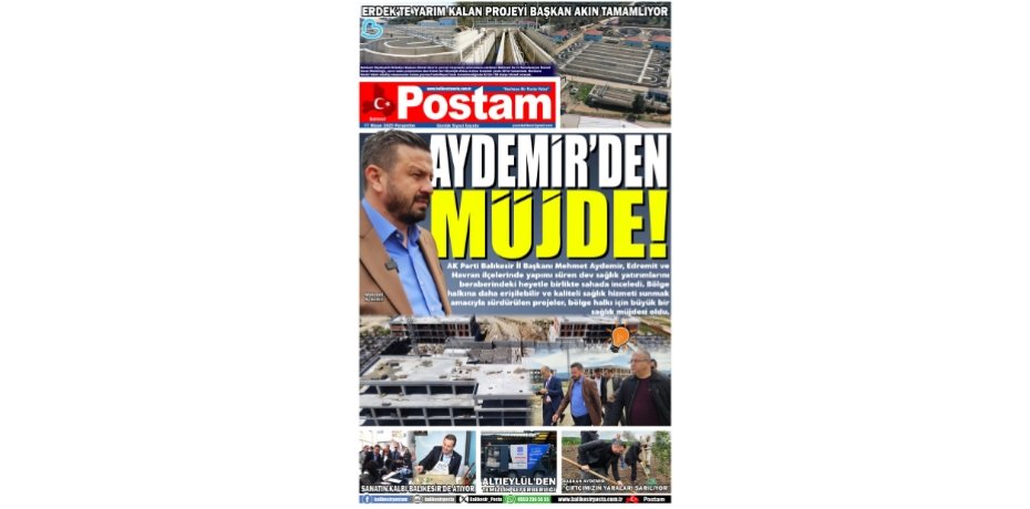 AYDEMİR’DEN MÜJDE!