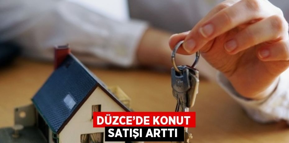 DÜZCE’DE KONUT SATIŞI ARTTI