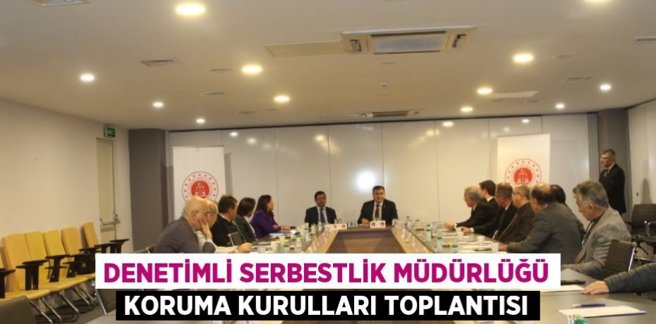Denetimli Serbestlik Müdürlüğü Koruma Kurulları Toplantısı
