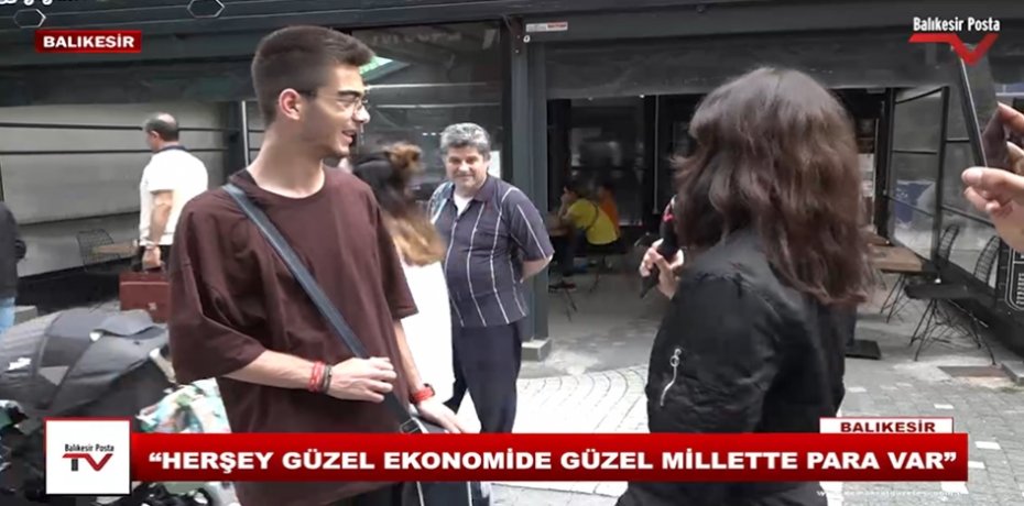 "HERŞEY GÜZEL EKONOMİDE GÜZEL MİLLETTE PARA VAR"