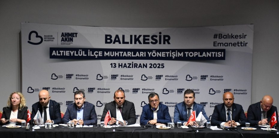 BÜYÜKŞEHİR’İN EV SAHİPLİĞİNDE MUHTARLAR BULUŞTU