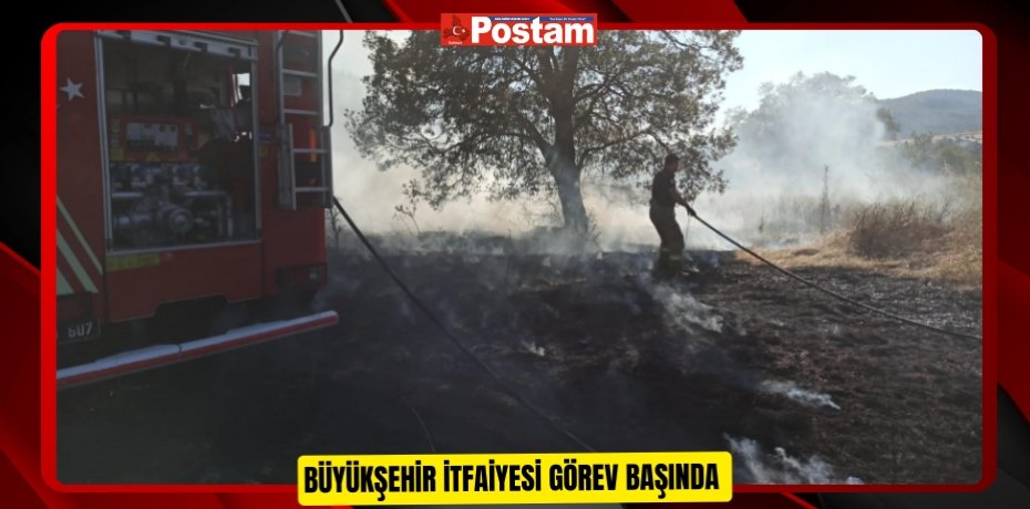 Büyükşehir İtfaiyesi görev başında