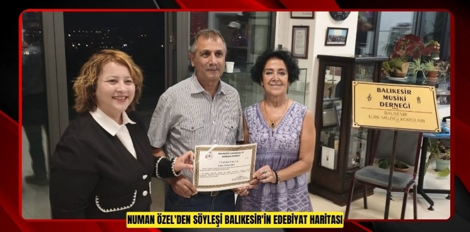 Numan Özel'den söyleşi "Balıkesir'in Edebiyat Haritası"  