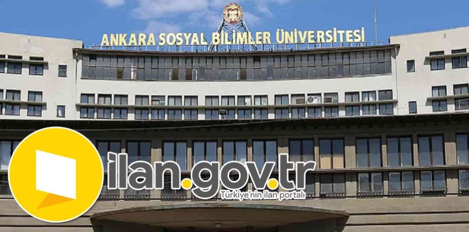 Ankara Sosyal Bilimler Üniversitesi Sözleşmeli Personel Alıyor