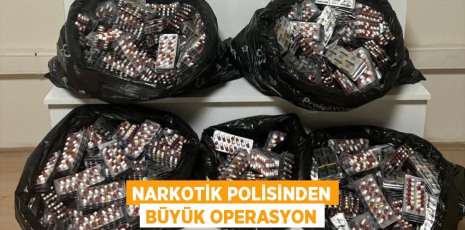 Narkotik Polisinden Büyük Operasyon