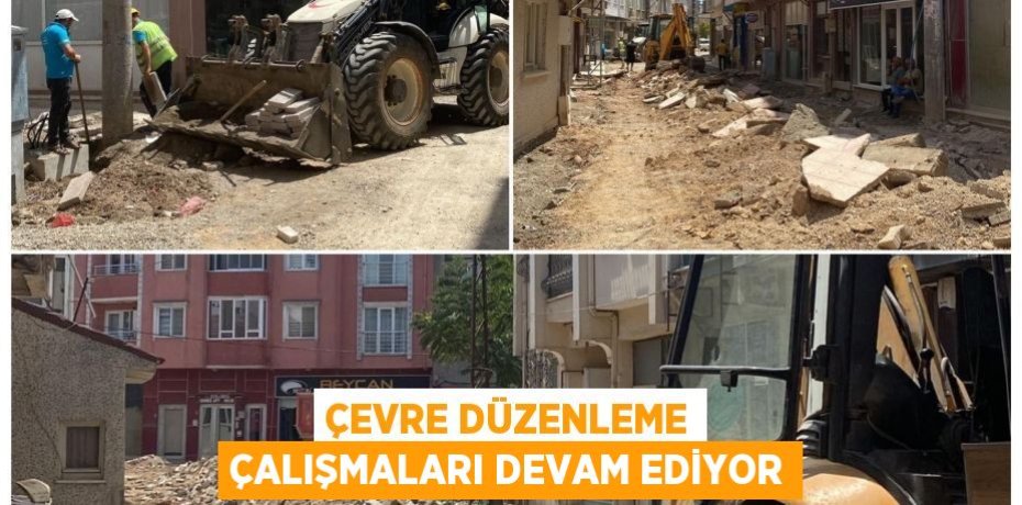 Çevre düzenleme çalışmaları devam ediyor