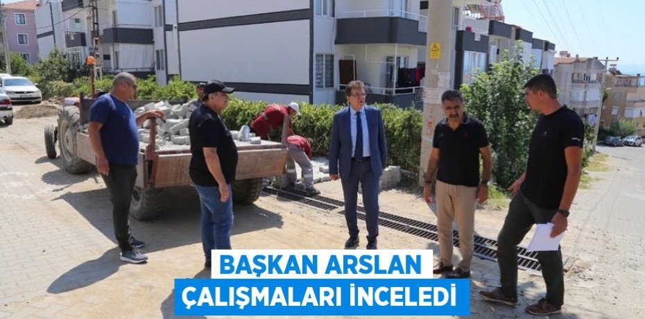 Başkan Arslan çalışmaları inceledi