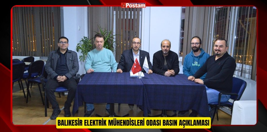Balıkesir Elektrik Mühendisleri Odası Basın açıklaması