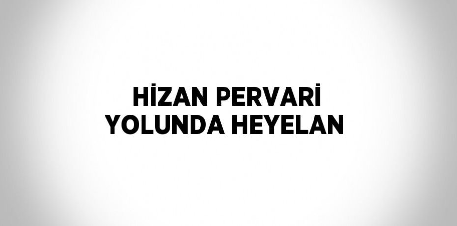 HİZAN PERVARİ YOLUNDA HEYELAN