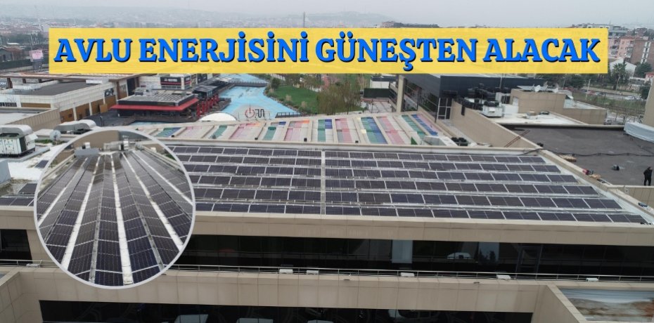 Avlu, enerjisini güneşten alacak