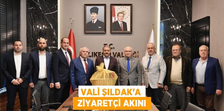 VALİ ŞILDAK’A  ZİYARETÇİ AKINI