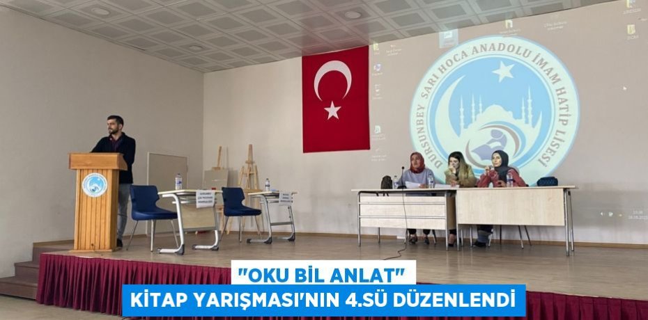 "Oku Bil Anlat" Kitap Yarışması'nın 4.sü düzenlendi