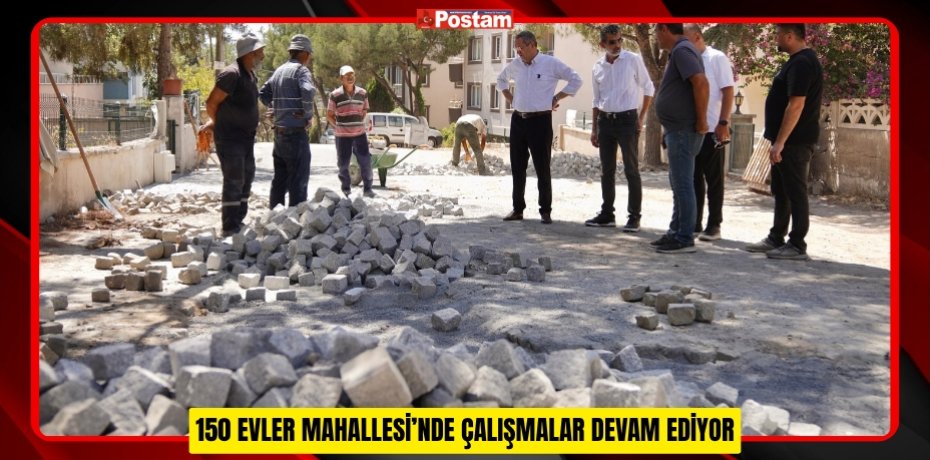 150 EVLER MAHALLESİ’NDE ÇALIŞMALAR DEVAM EDİYOR