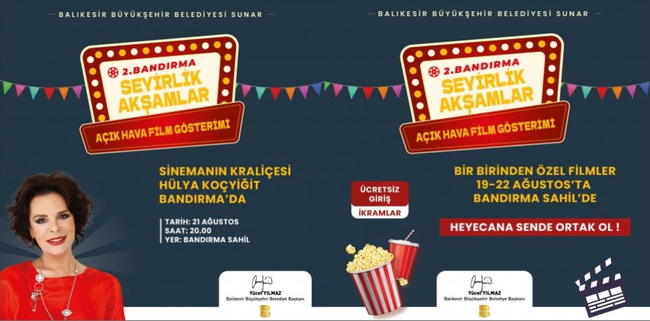 Büyükşehir, Bandırma’da Yeşilçam rüzgârları estirecek