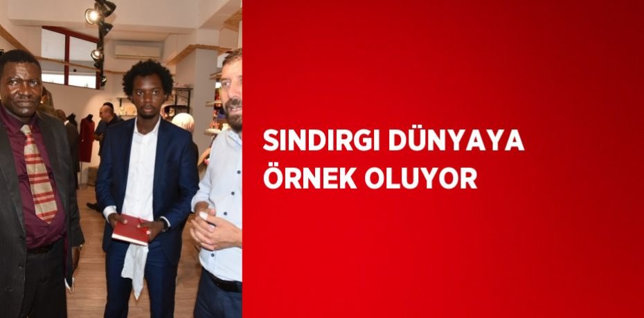 SINDIRGI DÜNYAYA ÖRNEK OLUYOR
