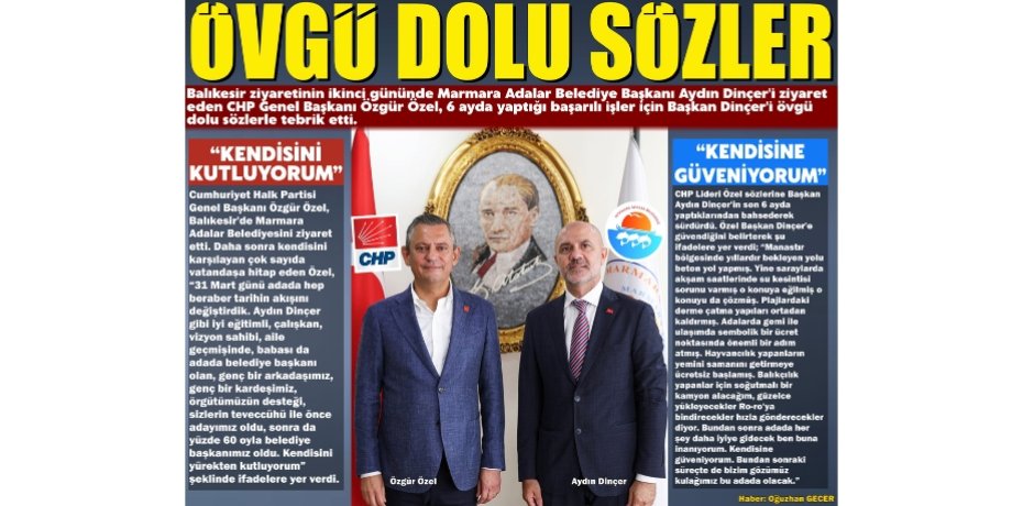 ÖVGÜ DOLU SÖZLER