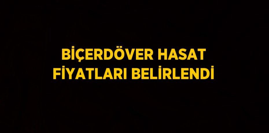 BİÇERDÖVER HASAT FİYATLARI BELİRLENDİ