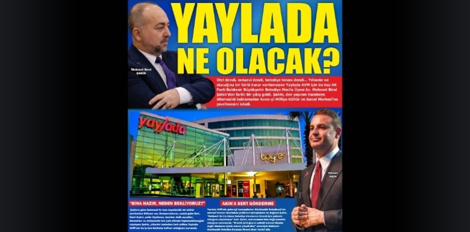 YAYLADA NE OLACAK?