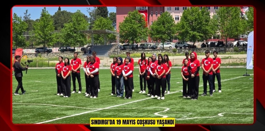 Sındırgı'da 19 Mayıs coşkusu yaşandı