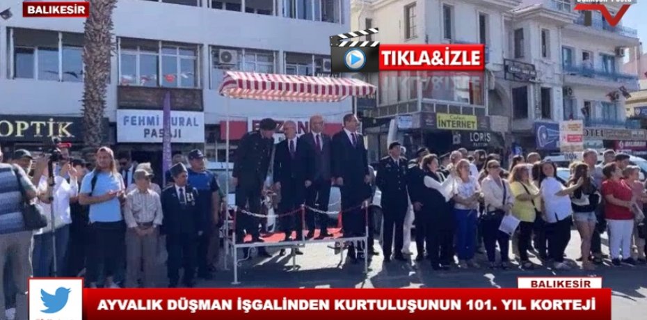 AYVALIK DÜŞMAN İŞGALİNDEN KURTULUŞUNUN 101. YIL KORTEJİ