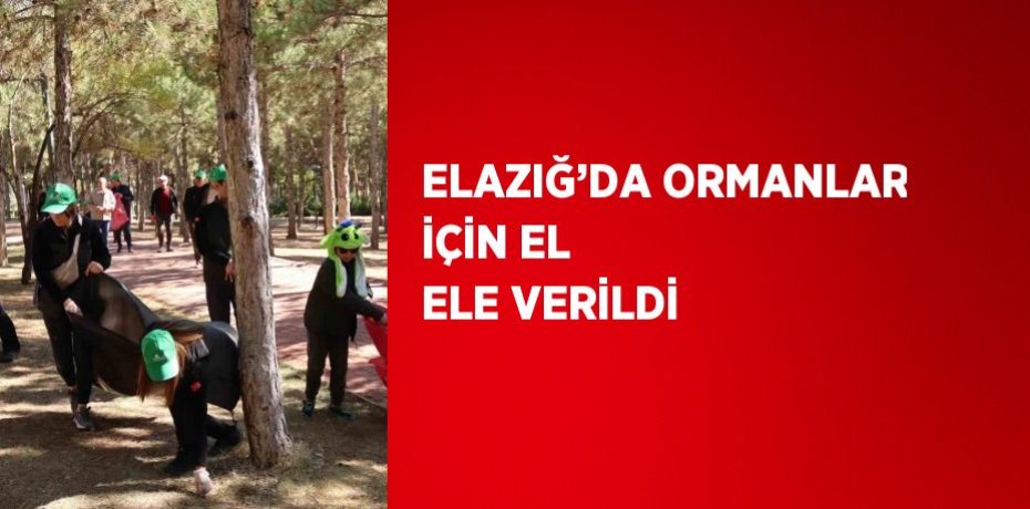 ELAZIĞ’DA ORMANLAR İÇİN EL ELE VERİLDİ