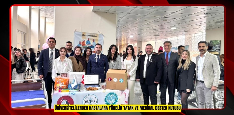 Üniversitelilerden Hastalara Yönelik Yatak ve Medikal Destek Kutusu