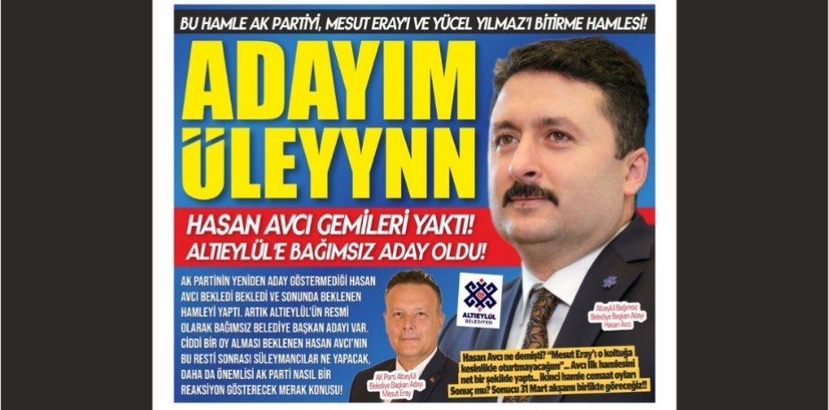 HASAN AVCI BAĞIMSIZ ADAY