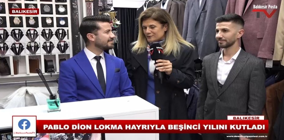 Pablo Dion Erkek Giyim Mağazası 5.yılını kutladı.