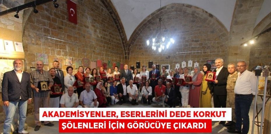 AKADEMİSYENLER, ESERLERİNİ DEDE KORKUT ŞÖLENLERİ İÇİN GÖRÜCÜYE ÇIKARDI