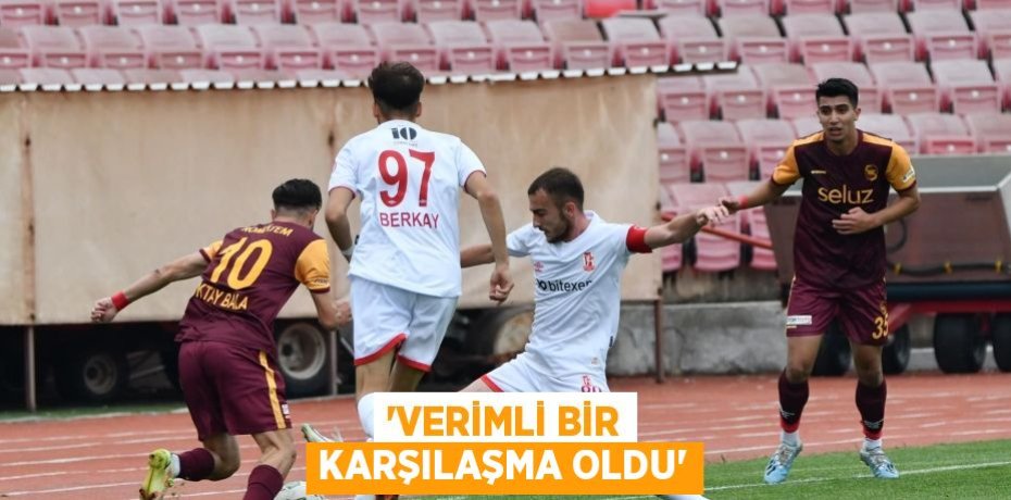 “Verimli bir karşılaşma oldu”