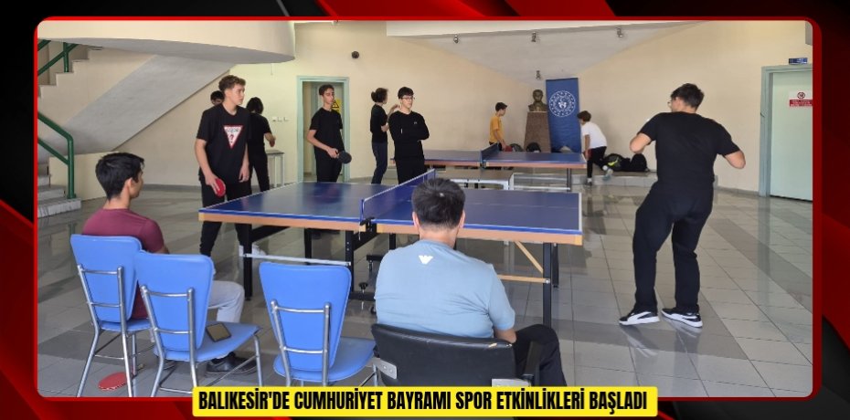 Balıkesir'de Cumhuriyet Bayramı spor etkinlikleri başladı  