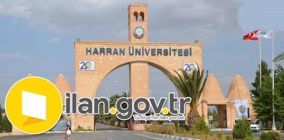 Harran Üniversitesi Sözleşmeli Personel Alıyor