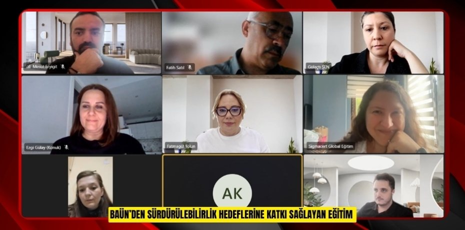 BAÜN’DEN SÜRDÜRÜLEBİLİRLİK HEDEFLERİNE KATKI SAĞLAYAN EĞİTİM