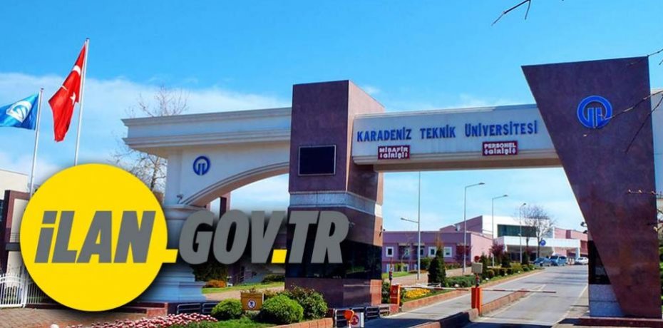 Karadeniz Teknik Üniversitesi Sürekli işçi alım ilanı