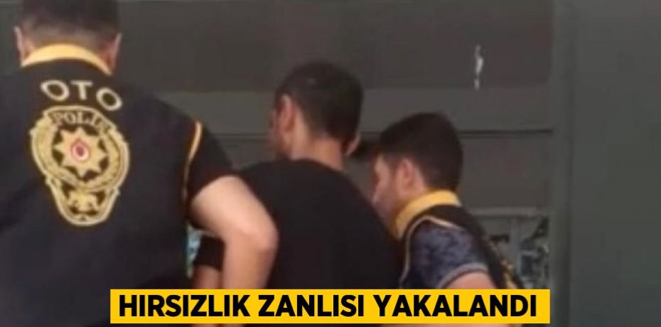 HIRSIZLIK ZANLISI YAKALANDI