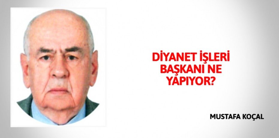 DİYANET İŞLERİ BAŞKANI NE YAPIYOR?